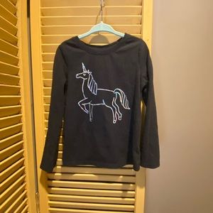 Long sleeve unicorn shirt